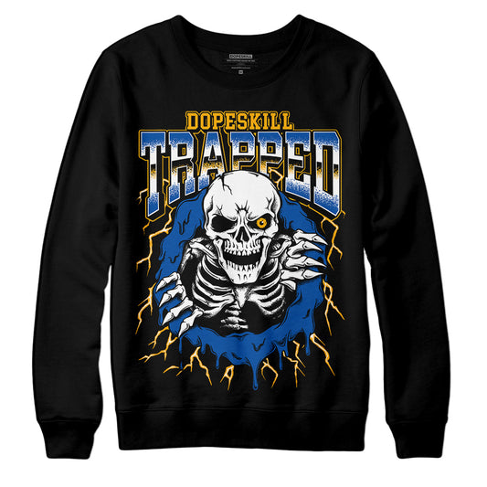 Dunk Blue Jay and University Gold DopeSkill Sweatshirt Trapped Halloween Graphic