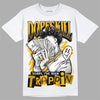 Dunk Low Championship Goldenrod T-Shirt Sorry I've Been Trappin Graphic Streetwear  - White 