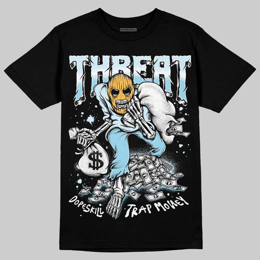 Vans Knu Stack Vintage Satin Dream Blue DopeSkill T-Shirt Threat Graphic Streetwear - Black