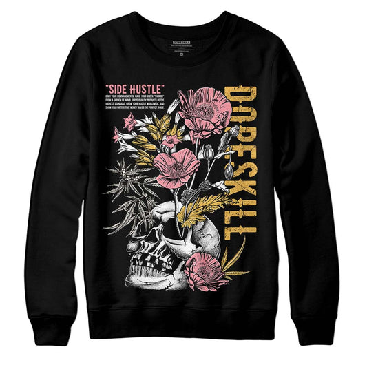 Jordan 3 GS “Red Stardust” DopeSkill Sweatshirt Side Hustle Graphic Streetwear - Black