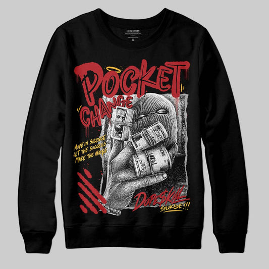 Jordan 14 Golf “Last Shot” DopeSkill Sweatshirt Pocket Change Graphic Streetwear - Black