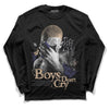 Jordan 4 Retro Frozen Moments DopeSkill Long Sleeve T-Shirt Boys Don't Cry Graphic Streetwear - Black