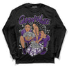 Jordan 12 “Field Purple” DopeSkill Long Sleeve T-Shirt Queen Of Hustle Graphic Streetwear - Black