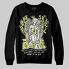 Jordan 5 “Luminous Green” DopeSkill Sweatshirt Angels Graphic Streetwear - Black