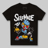 University Blue Sneakers DopeSkill Toddler Kids T-shirt Self Made Graphic Streetwear - Black