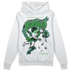 Jordan 1 High OG Green Glow DopeSkill Hoodie Sweatshirt Nevermind Graphic Streetwear - White 