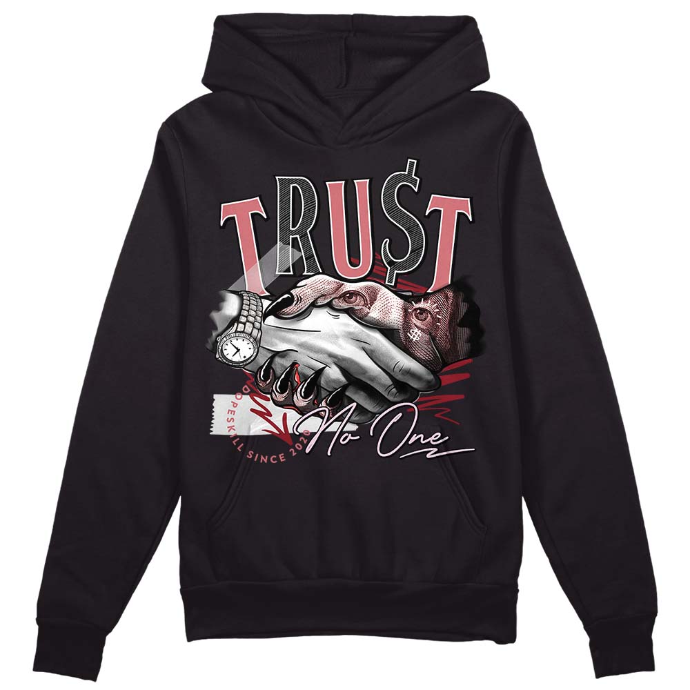 Valentine's Day Collection DopeSkill Hoodie Sweatshirt Trust No One Graphic Streetwear - Black