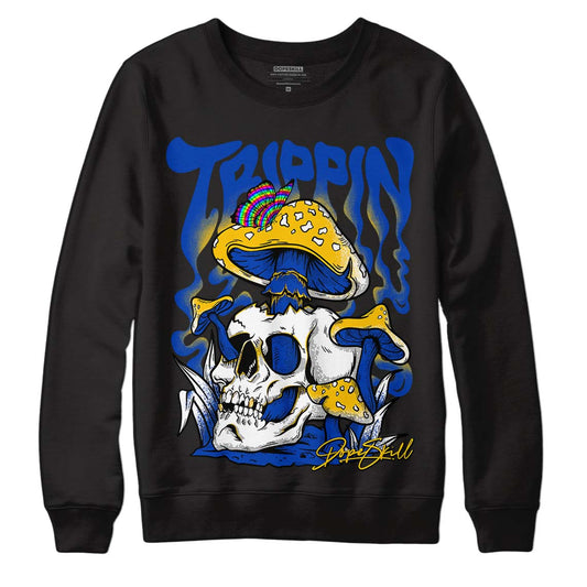 Jordan 14 “Laney” DopeSkill Sweatshirt Trippin Graphic Streetwear - Black