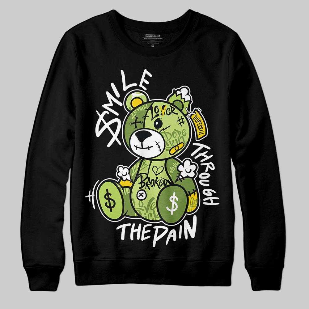 Dunk Low Pro SB 'Fruity Pack - Green Apple' DopeSkill Sweatshirt Smile Through The Pain Graphic Streetwear - Black