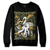 Jordan 4 Retro SE Craft Medium Olive DopeSkill Sweatshirt Resist Graphic Streetwear - Black