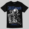 Jordan Spizike Low “Storm Blue” DopeSkill T-Shirt All Earned Graphic Streetwear - Black