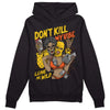 Yellow Sneakers DopeSkill Hoodie Sweatshirt Don't Kill My Vibe Graphic Streetwear - Black