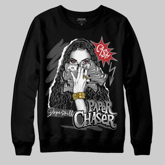 Jordan 4 “Black Cat” (2025) DopeSkill Sweatshirt NPC Graphic Streetwear - Black