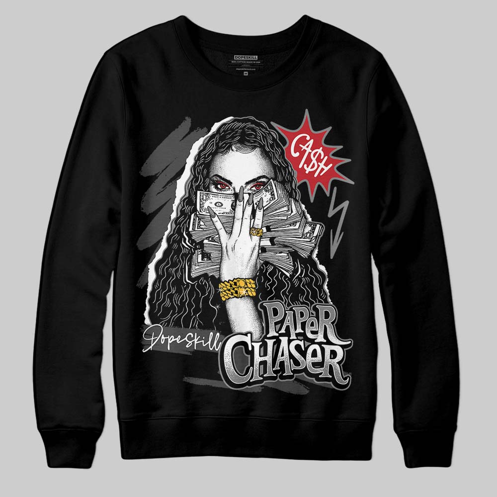 Jordan 4 “Black Cat” (2025) DopeSkill Sweatshirt NPC Graphic Streetwear - Black