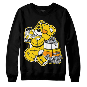 Jordan 6 “Yellow Ochre” DopeSkill Sweatshirt Bear Steals Sneaker Graphic Streetwear - Black