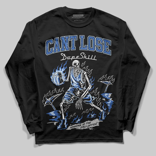 Awake NY x Jordan 5 Retro 'Black Racer Blue' DopeSkill Long Sleeve T-Shirt Cant Lose Graphic Streetwear - Black