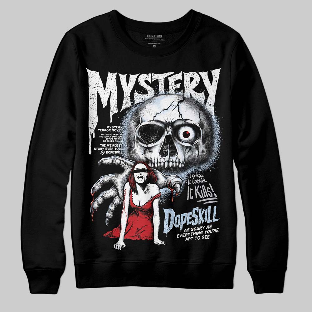 Jordan 5 Retro OG Black Metallic Reimagined DopeSkill Sweatshirt Mystery Ghostly Grasp Graphic Streetwear - Black