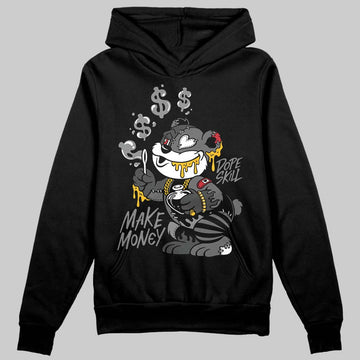 Jordan 4 “Black Cat” (2025) DopeSkill Hoodie Sweatshirt Make Money Graphic Streetwear - black