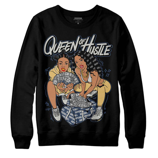 A Ma Maniere x Jordan 5 Dawn “Photon Dust” DopeSkill Sweatshirt Queen Of Hustle Graphic Streetwear - Black