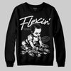 Jordan 9 Retro 'Flint Grey' 2026 DopeSkill Sweatshirt Flexin' Graphic Streetwear - Black