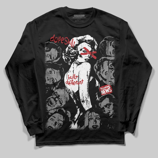 Jordan 8 Retro Bugs Bunny (2025) DopeSkill Long Sleeve T-Shirt Built Different Graphic Streetwear - Black