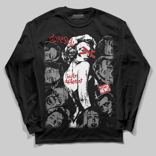 Jordan 8 Retro Bugs Bunny (2025) DopeSkill Long Sleeve T-Shirt Built Different Graphic Streetwear - Black