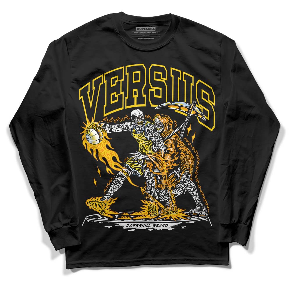 Jordan 6 “Yellow Ochre” DopeSkill Long Sleeve T-Shirt VERSUS Graphic Streetwear - black