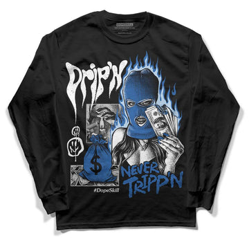 Jordan 11 Low “Space Jam” DopeSkill Long Sleeve T-Shirt Drip'n Never Tripp'n Graphic Streetwear - Black