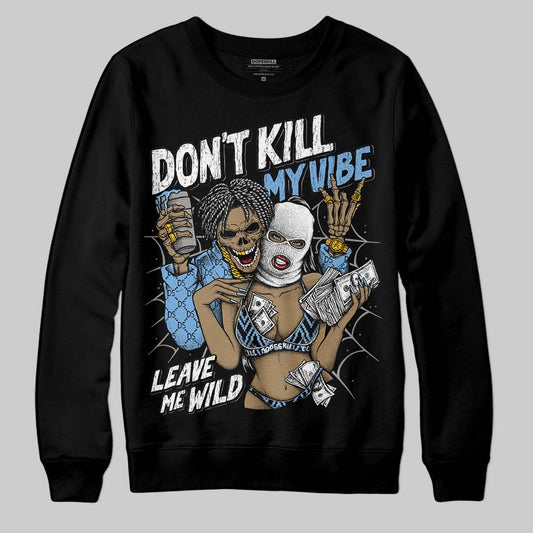 Jordan 12 Retro 'Melo' DopeSkill Sweatshirt Don't Kill My Vibe Graphic Streetwear - Black