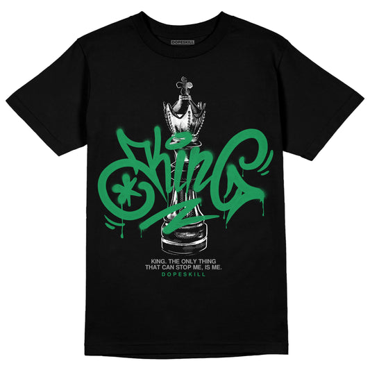 Jordan 3 WMNS “Lucky Green” DopeSkill T-Shirt King Chess Graphic Streetwear - Black