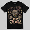 TAN Sneakers DopeSkill T-Shirt Two Sides Graphic Streetwear - Black