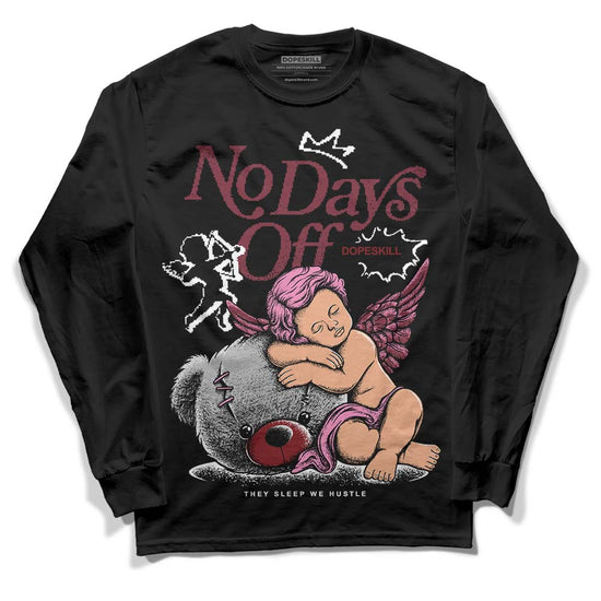 Jordan 1 Retro High OG “Team Red” DopeSkill Long Sleeve T-Shirt New No Days Off Graphic Streetwear - black