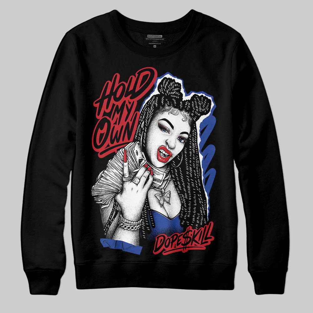 Jordan 4 “Rare Air” DopeSkill Sweatshirt New H.M.O Graphic Streetwear - Black