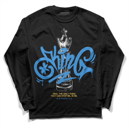 Dunk Low Pro SB Homer DopeSkill Long Sleeve T-Shirt King Chess Graphic Streetwear - Black