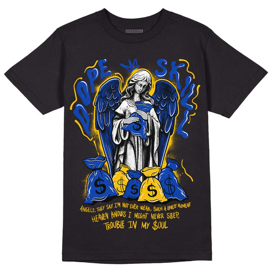 Jordan 14 Laney DopeSkill T-Shirt Angels Graphic Streetwear - Black