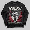 Jordan 4 “Flight Club” DopeSkill Long Sleeve T-Shirt Root of Evil Graphic Streetwear - Black