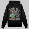 Jordan 4 “Black Cat” (2025) DopeSkill Hoodie Sweatshirt Born To Be Rich Graphic Streetwear - black