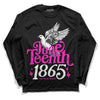 Dunk Low GS “Active Fuchsia” DopeSkill Long Sleeve T-Shirt Juneteenth 1865 Graphic Streetwear Black