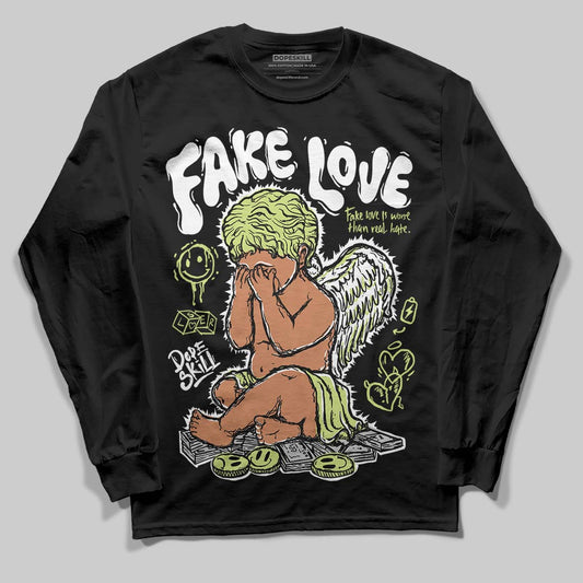 Jordan 11 “Inner Beast” DopeSkill Long Sleeve T-Shirt False Love Graphic Streetwear - Black