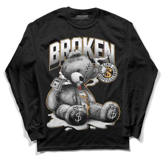 Jordan 11 "Gratitude" DopeSkill Long Sleeve T-Shirt Sick Bear Graphic Streetwear - Black