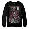 Jordan 1 Retro High OG “Team Red” DopeSkill Sweatshirt Life or Die Graphic Streetwear - Black