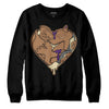 Jordan 6 WMNS Gore-Tex Brown Kelp DopeSkill Sweatshirt Heart Jordan 6 Graphic Streetwear - Black