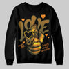 Olive Sneakers DopeSkill Sweatshirt Love Shot Graphic Streetwear - Black