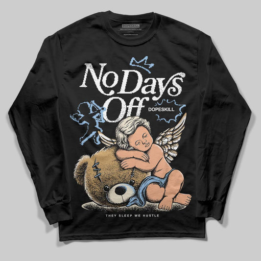 Nike Air Diamond Turf Must Be the Money DopeSkill Long Sleeve T-Shirt New No Days Off Graphic Streetwear - Black