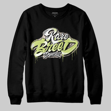Jordan 5 “Luminous Green” DopeSkill Sweatshirt Rare Breed Type Graphic Streetwear - Black