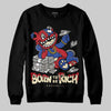 Jordan 4 “Rare Air” DopeSkill Sweatshirt Born To Be Rich Graphic Streetwear - Black