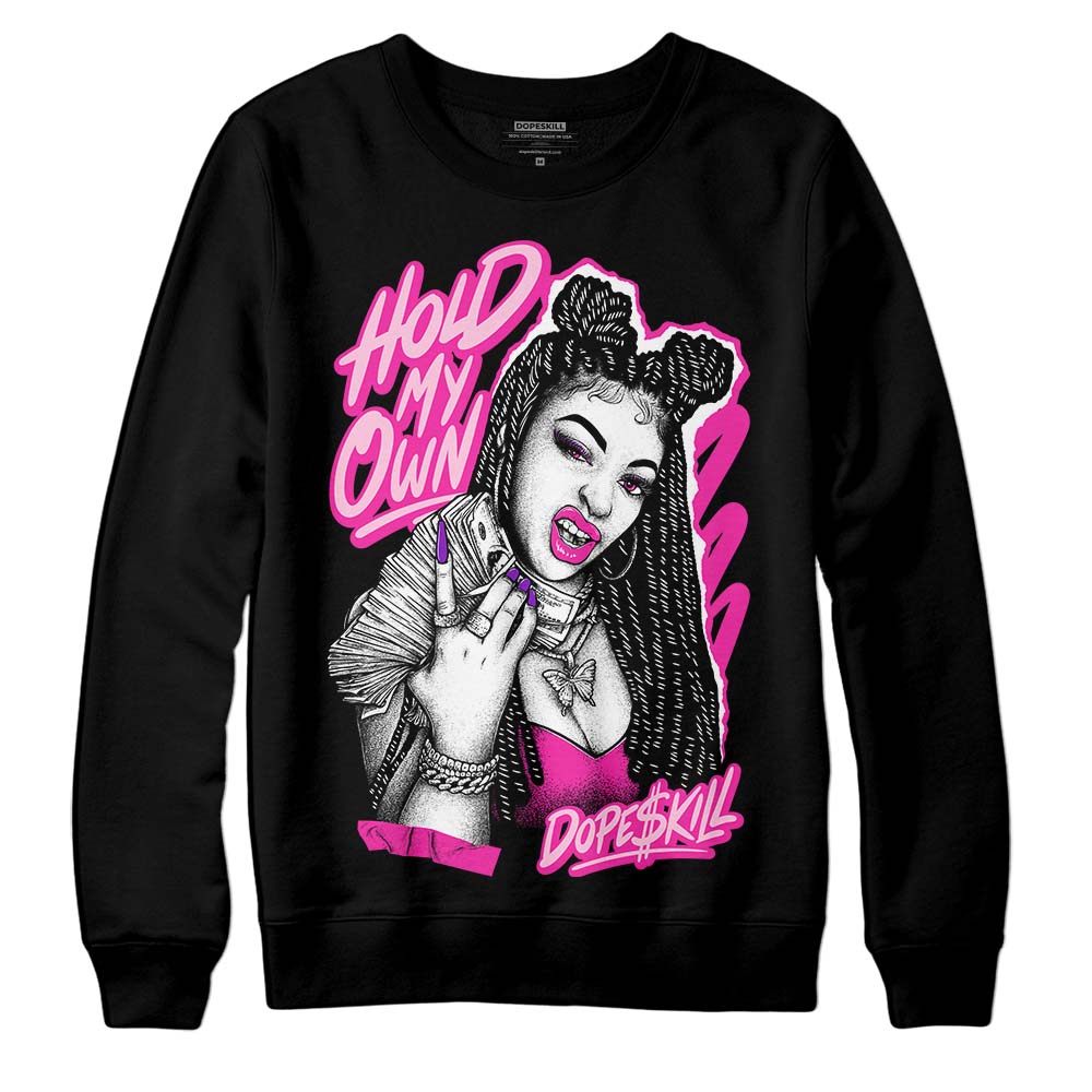 Pink Sneakers DopeSkill Sweatshirt New H.M.O Graphic Streetwear - Black