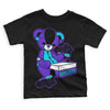 Jordan 6 "Aqua" DopeSkill Toddler Kids T-shirt Sneakerhead BEAR Graphic Streetwear - Black