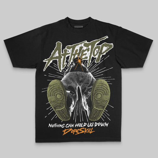 Olive Oversize Print Nothing Can Hold US Down DopeSkill Graphic Premium T-shirt Streetwear - Black