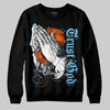 Dunk Low Futura University Blue DopeSkill Sweatshirt Trust God Graphic Streetwear - Black